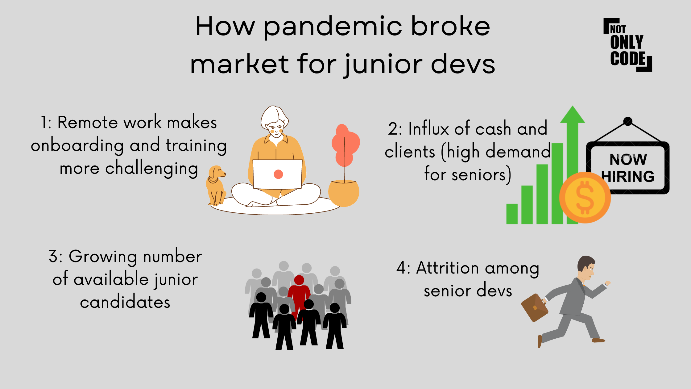 Why nobody hires junior developers and what happens next