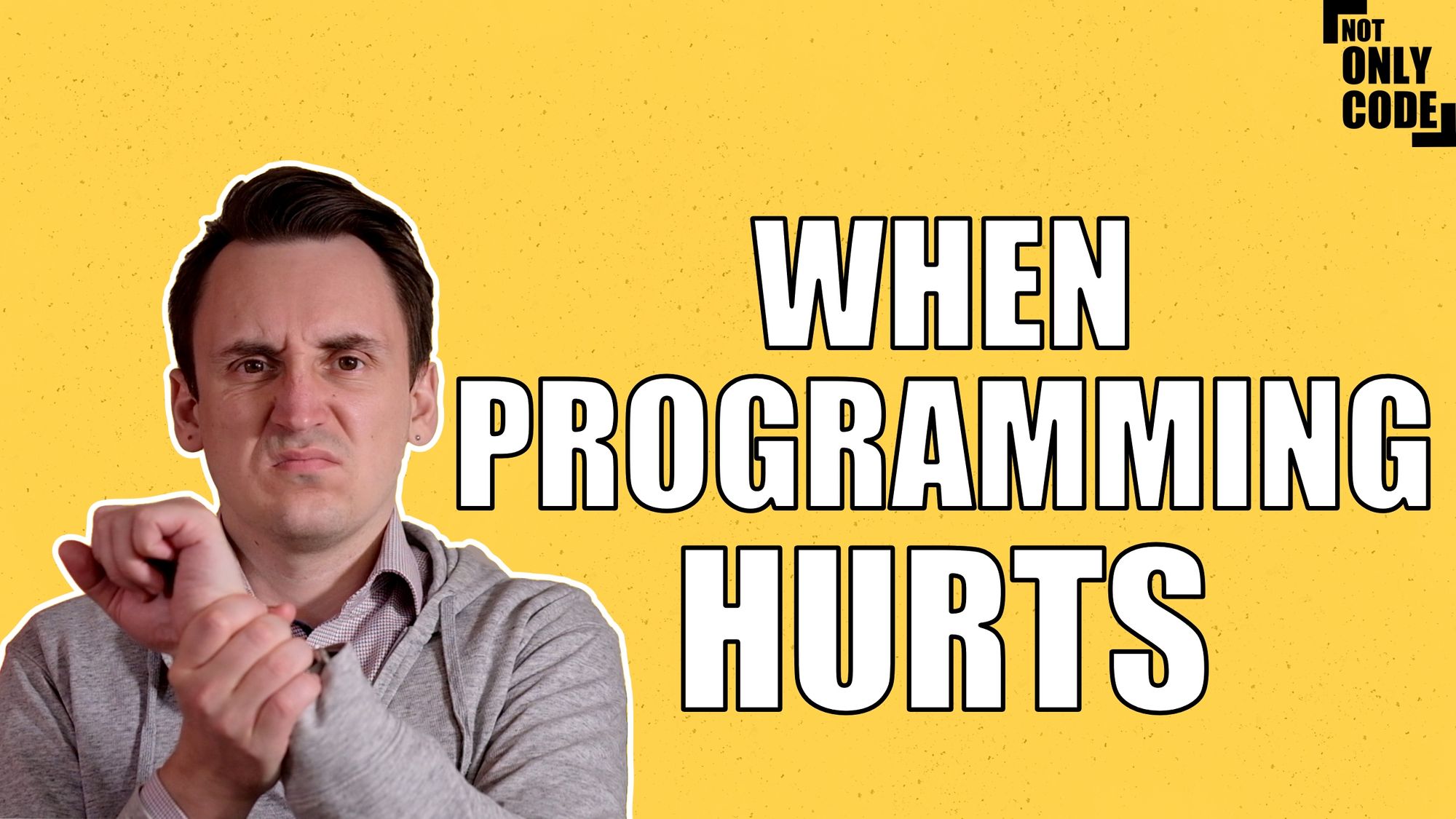 Programming injuries - fix your habits before it gets bad